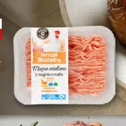 Polski kurczak Biesiadny, z chowu bez antybiotyków - mięso mielone
