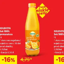 Sok 100% pomarańcza