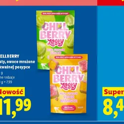 CHILLBERRY Zesty, owoce mrożone w kwaśnej posypce