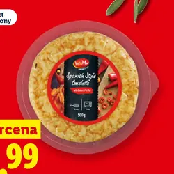 Tortilla de patatas z cebulą i pieprzem cayenne