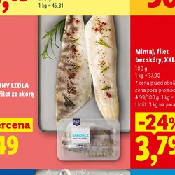 Sandacz, filet ze skórą