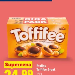 Praliny Toffifee, 3-pak