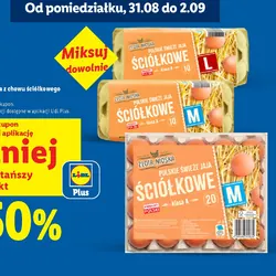 Jaja z chowu ściółkowego Złota Nioska