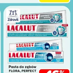 Pasta do zębów FLORA, PERFECT WHITE LACALUT
