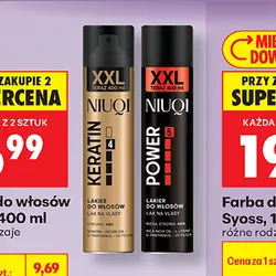 Lakier do włosów Niuqi
