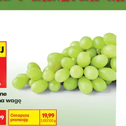 Winogrono jasne bezpestkowe na wagę
