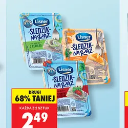 Śledzik na raz Lisner