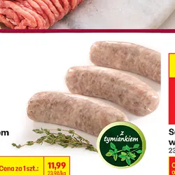 Kiełbasa biała surowa z tymiankiem Kraina Mięs