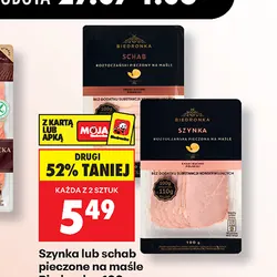 Szynka lub schab pieczone na maśle Biedronka, 100 g