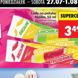 Lody na patyku Skolim