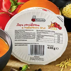 Zupa pomidorowa z makaronem orzo