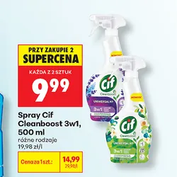 Spray Cif Cleanboost 3w1, 500 ml