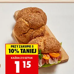 Bułka śniadaniowa pełnoziarnista