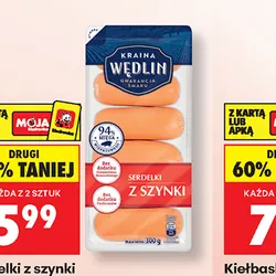Serdelki z szynki Kraina Wędlin, 300 g