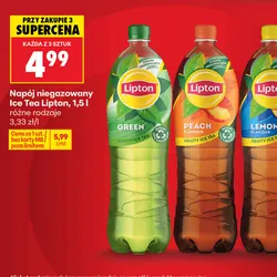 Napój niegazowany Ice Tea Lipton