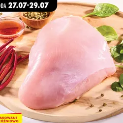 Filet z piersi indyka pakowany próżniowo