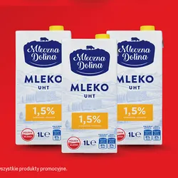 Mleko UHT 1,5% Mleczna Dolina, 1l