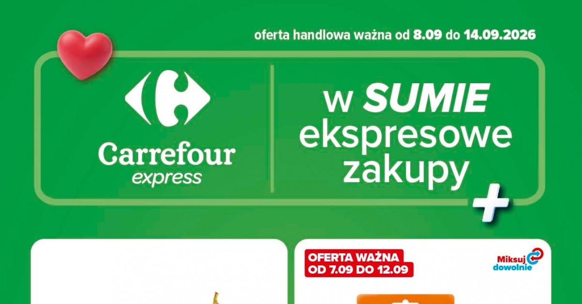 Nie przegap! Najlepsze hity z nowej gazetki Carrefour (08.09–14.09) — co warto kupić?