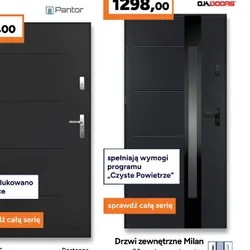 Drzwi zewnętrzne Milan