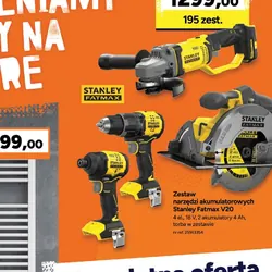 Zestaw narzędzi akumulatorowych Stanley Fatmax V20