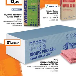 Płyta gipsowo-kartonowa, akustyczna PRO Aku