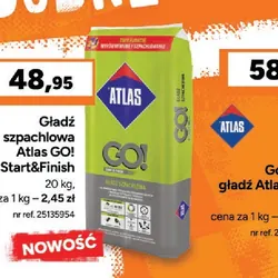 Gładź szpachlowa Atlas GO! Start&Finish