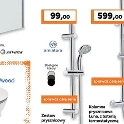 Zestaw prysznicowy przesuwny Luna