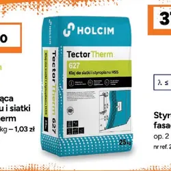 Zaprawa klejąca do styropianu i siatki 627 TectorTherm