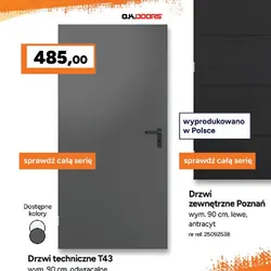 Drzwi techniczne T43
