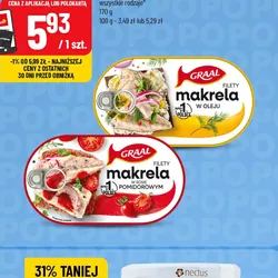Filety z makreli Graal