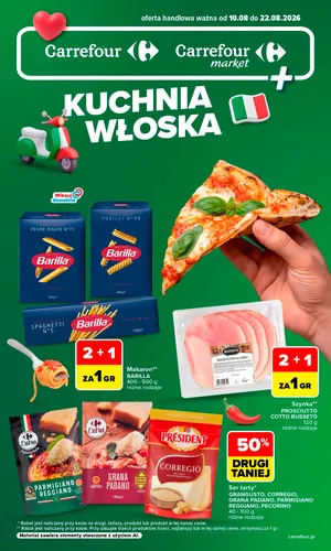 Gazetka Kuchnia włoska w SUMIE przez cały rok