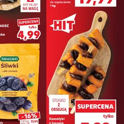 Szaszłyki z łososia wędzonego ze śliwką