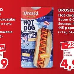 Drosed Hot dog Bacon & Cheddar Sausage lub Texas