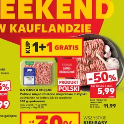 Polskie mięso mielone wieprzowe z szynki