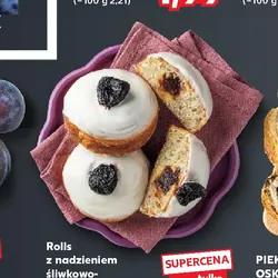 Rolls z nadzieniem śliwkowo-budyniowym