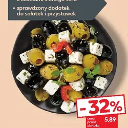 Oliwki czarne i zielone z serem
