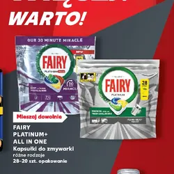 FAIRY PLATINUM+ ALL IN ONE Kapsułki do zmywarki