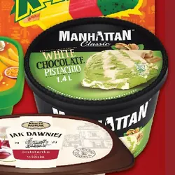 Lody Manhattan White Chocolate Pistachio