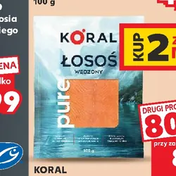 Łosoś wędzony na zimno plastry