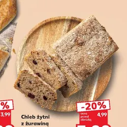 Chleb żytni z żurawiną