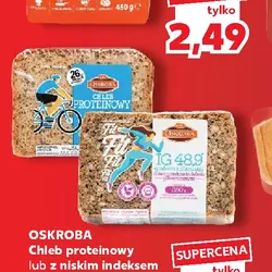 Chleb proteinowy lub z niskim indeksem glikemicznym