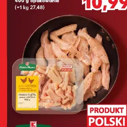 Paski z fileta z piersi polskiego kurczaka