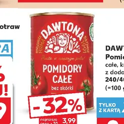 Pomidory całe, krojone