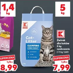 Kaufland żwirek dla kotów