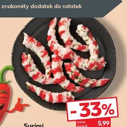 Surimi w kształcie krewetek