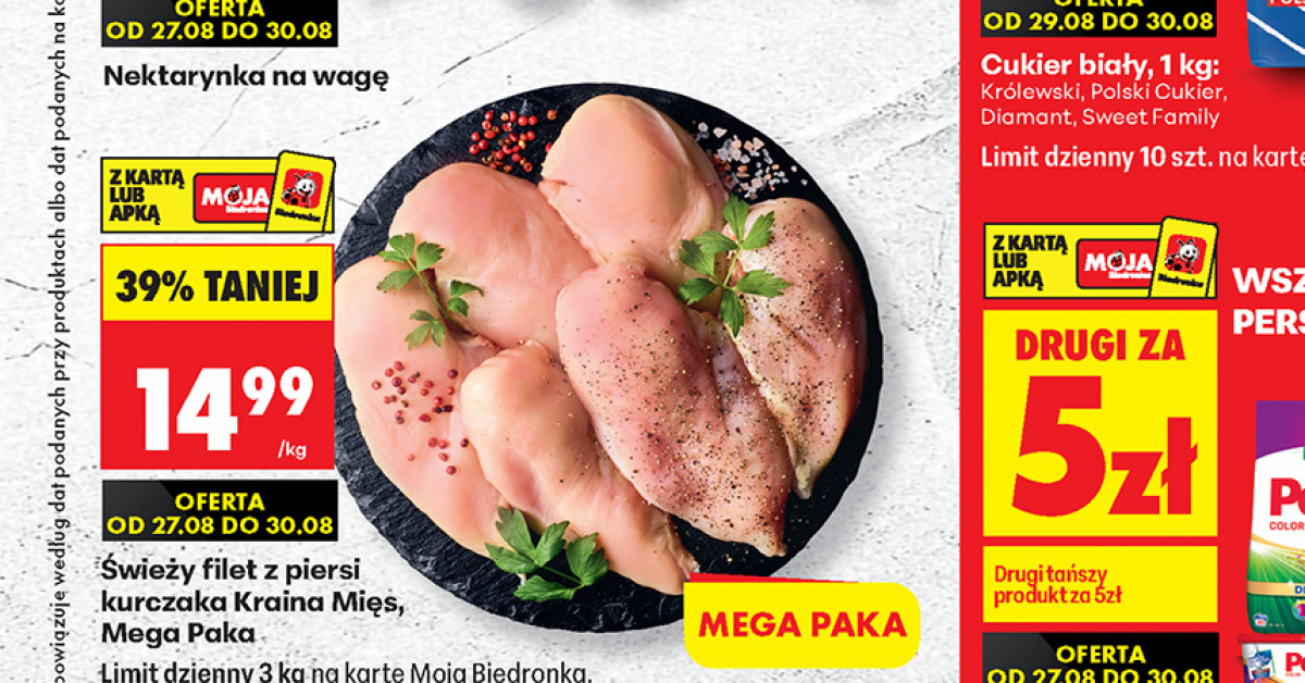 Szokująca promocja na filet z piersi kurczaka — 14,99 zł zamiast 24,57 zł! Kupuj zanim zniknie