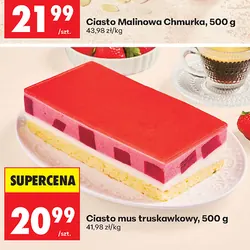 Ciasto mus truskawkowy