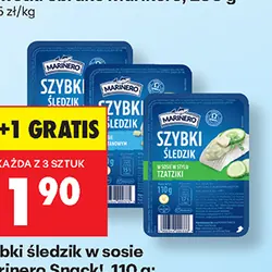 Szybki śledzik w sosie Marinero Snack, 110 g