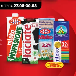Mleko UHT 3,2% Łaciate, Wypasione, Mlekovita Łączka, Łowickie