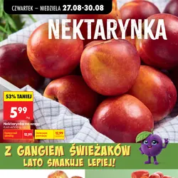 Nektarynka na wagę
